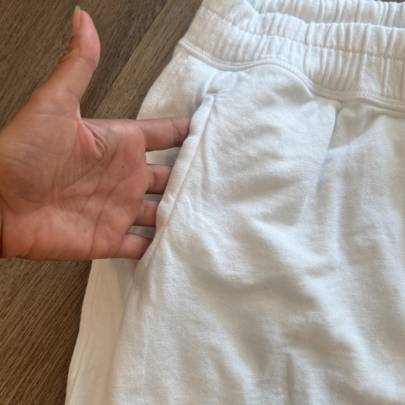 James Perse White Drawstring Pants - Picture 3 of 7